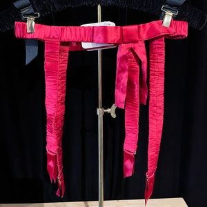 💋Agent Provocateur red “birthday” suspender sz 3💋